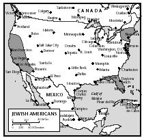 The states with the largest populations of Jewish Americans are New York, California, and Florida.